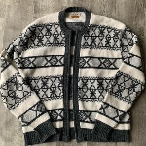 VINTAGE Orlon by Campus zip-up Cardigan